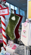 Load image into Gallery viewer, Velvet Stocking - Green