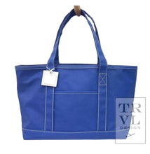 Load image into Gallery viewer, TRVL Tote - Solid Blue