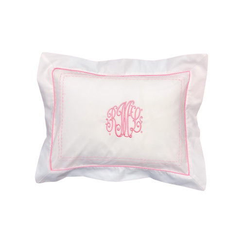 Pink Trim Baby Pillow
