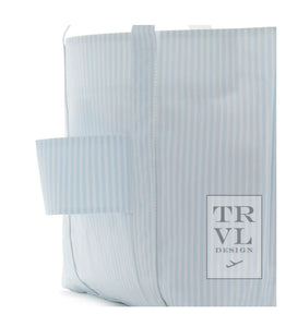 TRVL Blue Stripe XL Tote