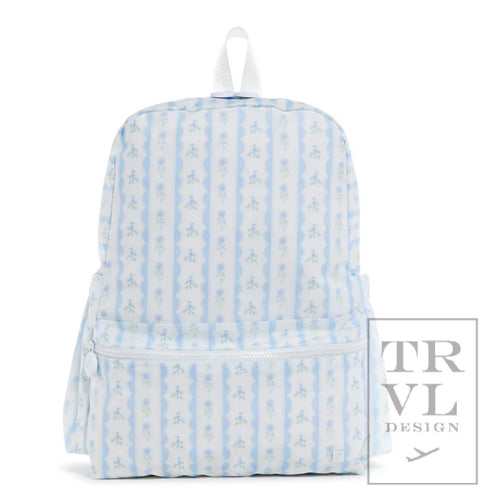 TRVL Blue Ribbon Floral Backpack