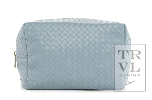 Luxe TRVL Woven Makeup Bag