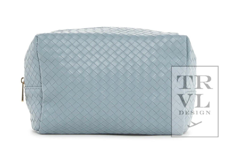 Luxe TRVL Woven Makeup Bag