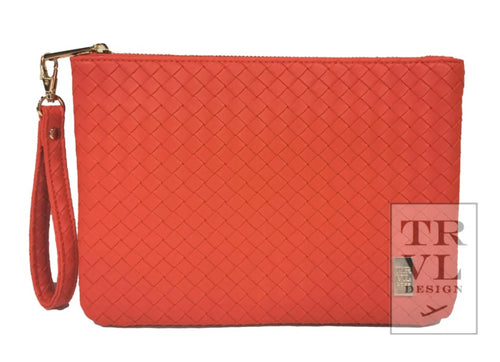 Luxe TRVL Wristlet - Orange