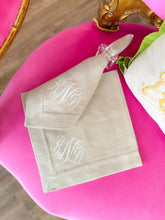 Load image into Gallery viewer, Taupe Linen Napkins